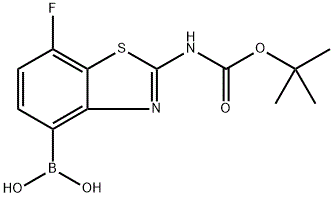 CAS#2415163 - 55-0|(2-{[(tert-butoxy) carbonyl] amino} -7-fluoro-1,3-benzothiazol-4-il) asid boronic