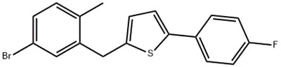 CAS#1030825-20-7|2-[(5-bromo-2-methylphenyl) methyl] -5- (4-fluorophenyl) thiophene
