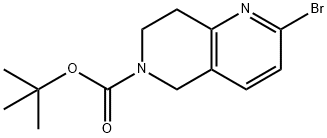 CAS#1206247 - 74 - 6|Tert-butil 2-bromo-7,8-dihydro-1,6-naphthyridine-6 ​​(5h) -carboxylate