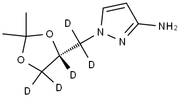 CAS#2730149 - 21 - 8|1-{[(4r) -dimethyl (^2H) -1,3-dioxolan-4-il] (^2H) methyl} -1H-pirazol-3-amine