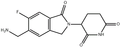 CAS#2761170 - 84-5|3- (5- (aminometil) -6-fluoro-1-oxo-2,3-dihydro-1H-isoindol-2-il) piperidine-2,6-dione